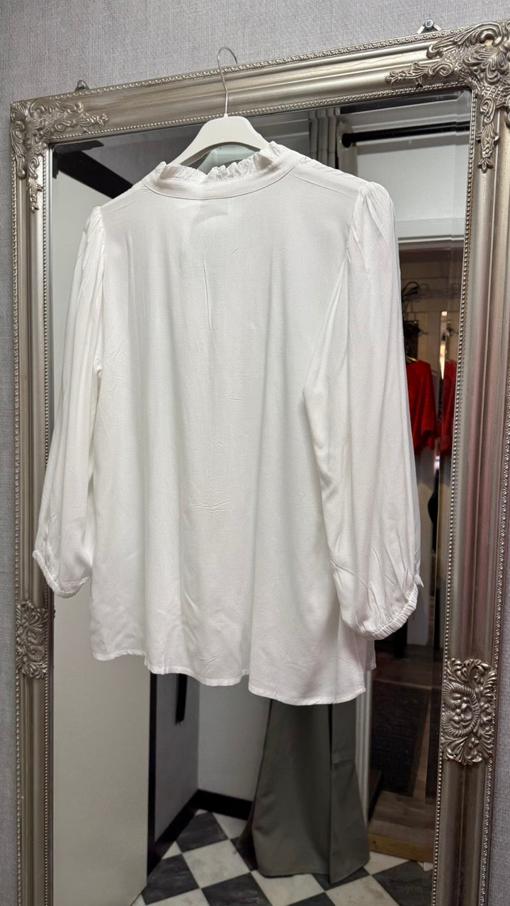 KAmicka Blouse Chalk - KAFFE | Lilla Hem
