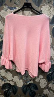 Tröja pingvinärm Rosa Onesize hos Lilla Hem