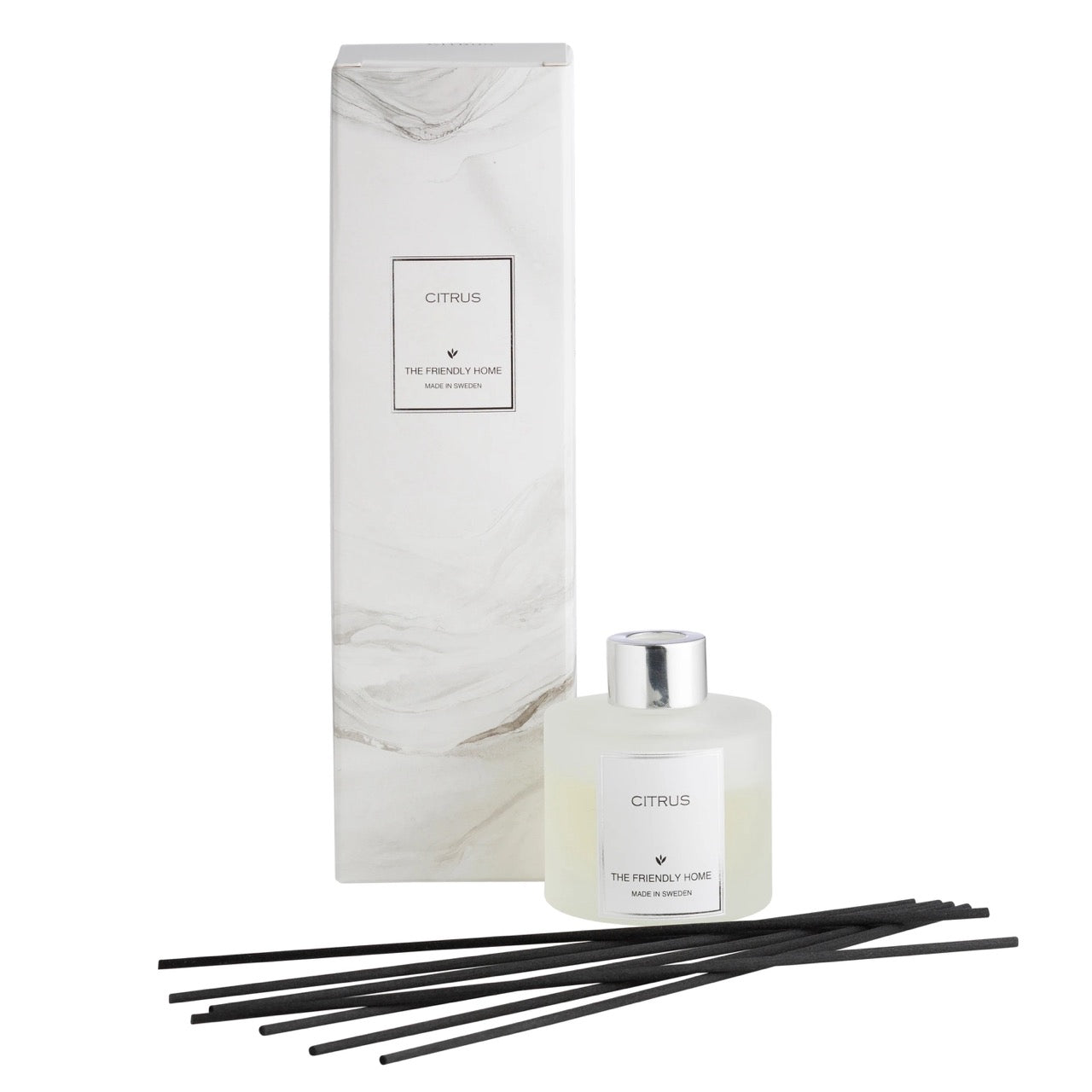 Doftpinnar Citrus Frostat Glas 100ml - The Friendly Home | Lilla Hem