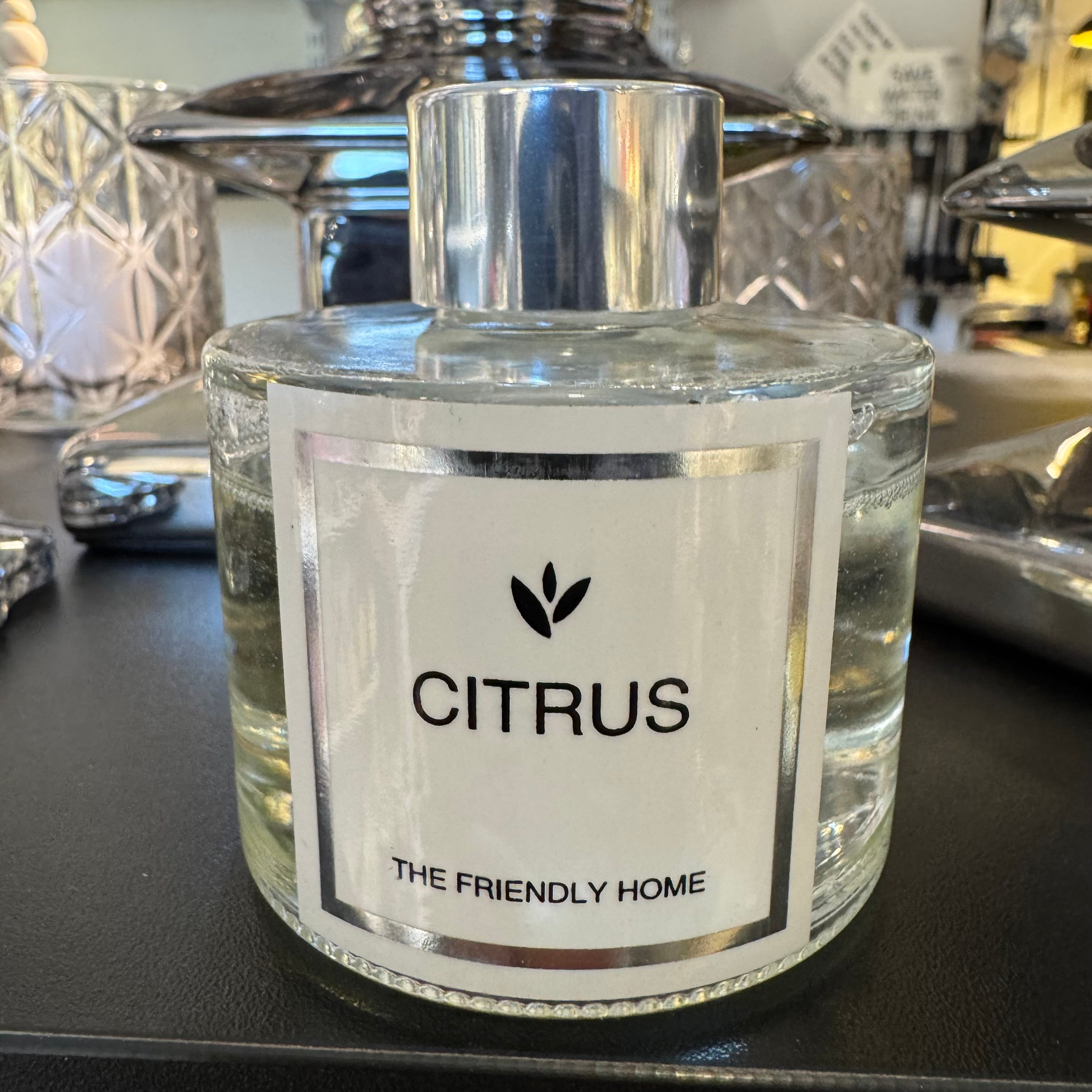 Doftpinnar Citrus klart glas 100ml - The Friendly Home hos Lilla Hem