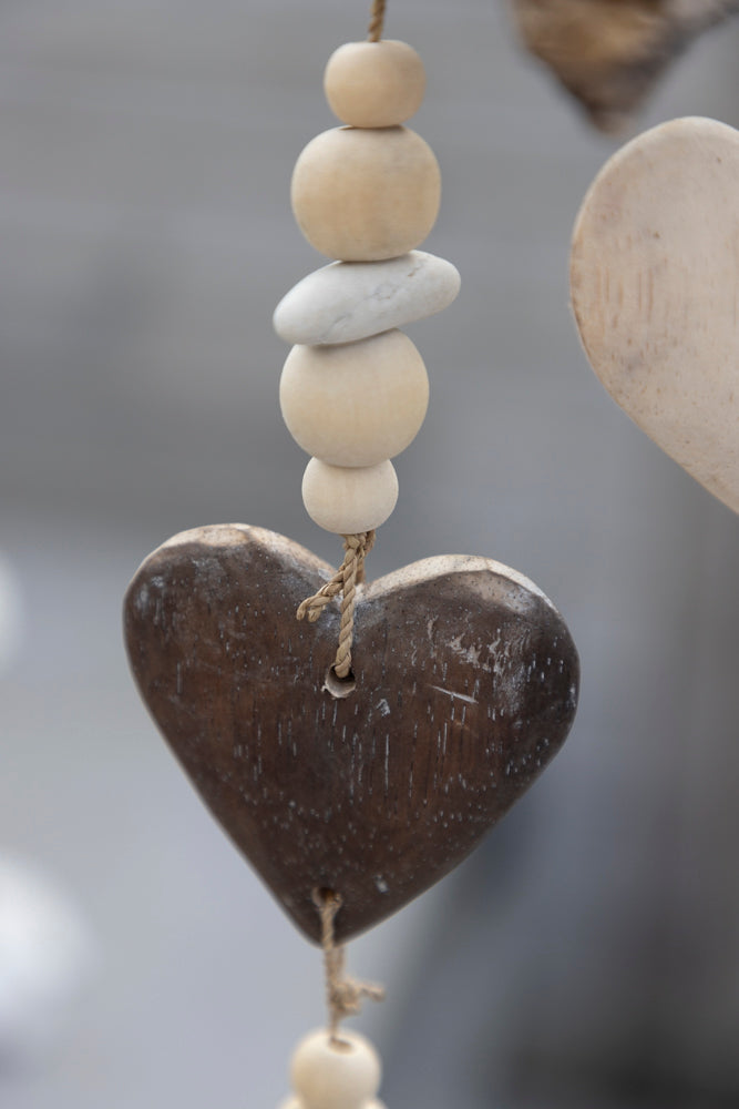 Mobil med Trähjärtan 110 Cm - Different Design | Lilla Hem
