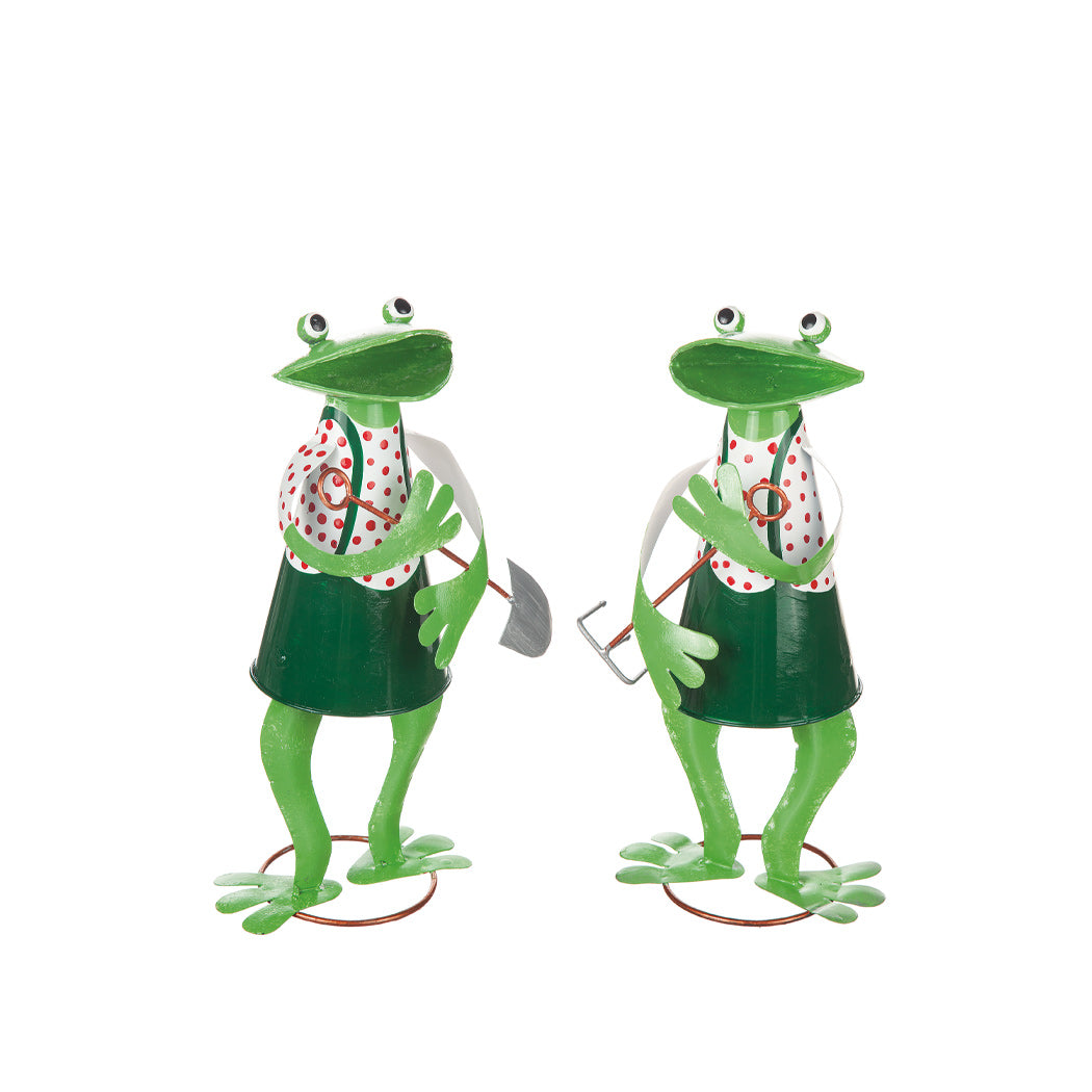 Groda trädgård i hamrad plåt 30 cm - Different Design hos Lilla Hem