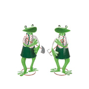 Groda trädgård i hamrad plåt 30 cm - Different Design hos Lilla Hem