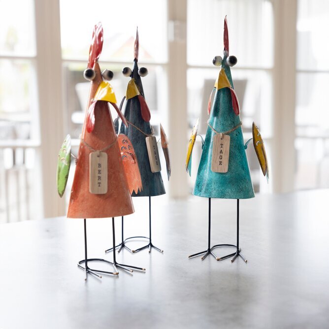 Tupp Tage & Bert i Hamrad Plåt 35cm - Different Design | Lilla Hem