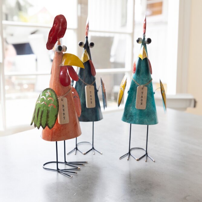 Tupp Tage & Bert i Hamrad Plåt 35cm - Different Design | Lilla Hem