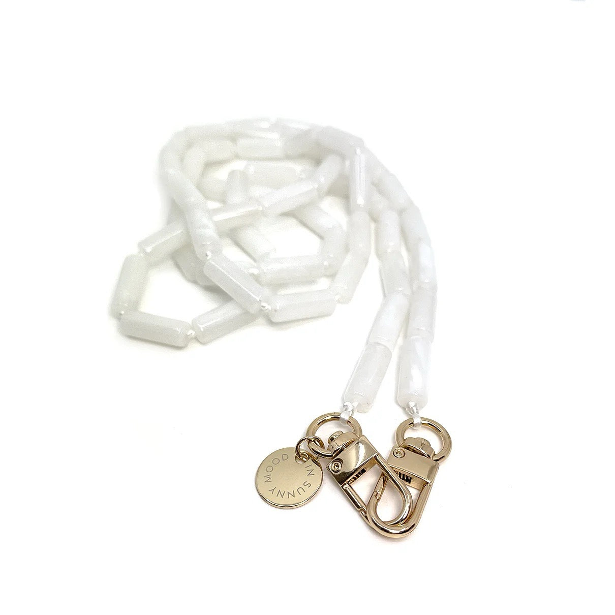Mobilhalsband Kate Handsfree White 130 - In Sunny Mood hos Lilla Hem