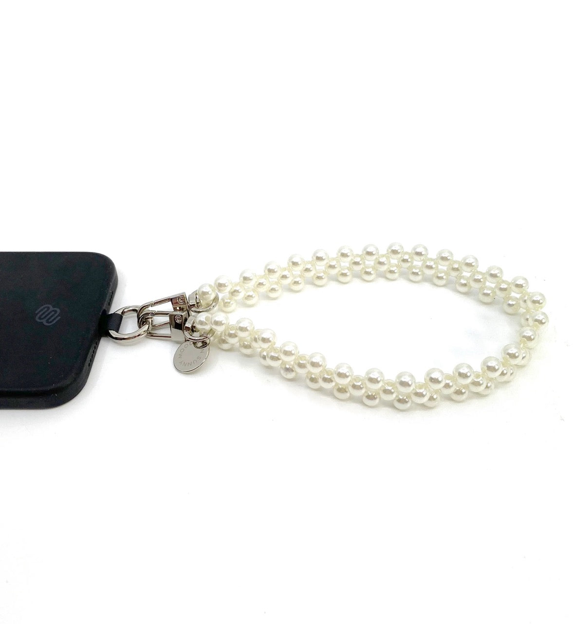Mobilarmband Holly Deco Wristlet Pearl Silver - In Sunny Mood hos Lilla Hem