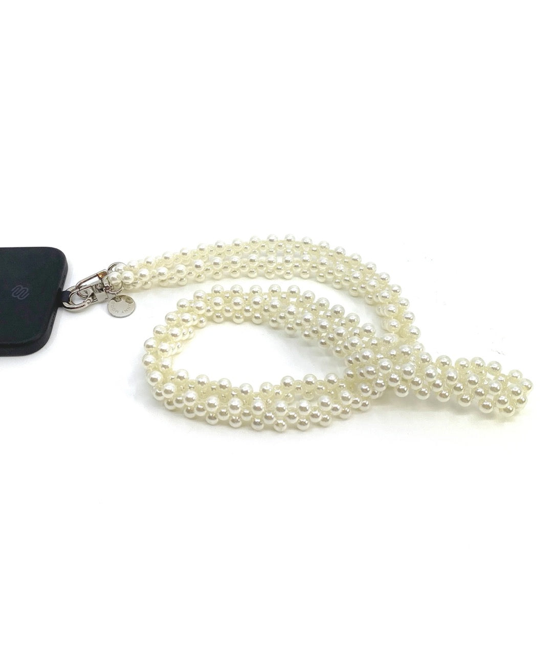 Mobilhalsband Holly Deco Strap Pearl Silver - In Sunny Mood | Lilla Hem