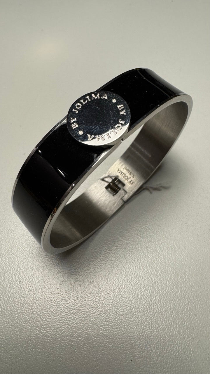 Armband Barcelona Bangle Black Steel hos Lilla Hem