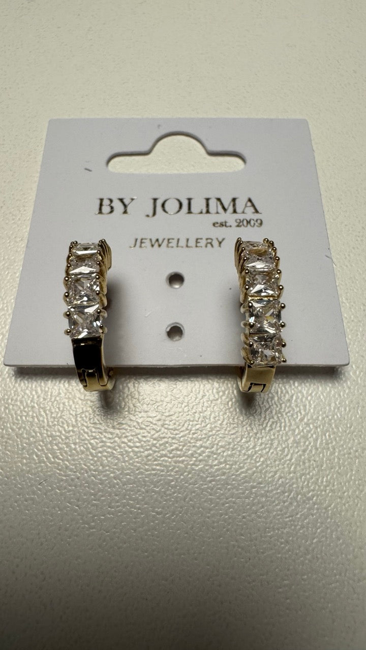Örhängen JE170 Crystal Gold hos Lilla Hem
