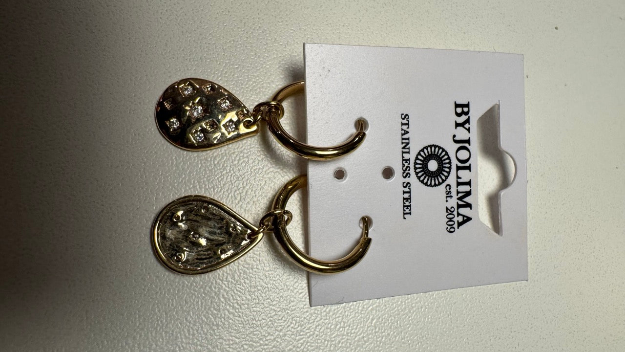 Örhängen Stardrop earring, Gold - By Jolima hos Lilla Hem