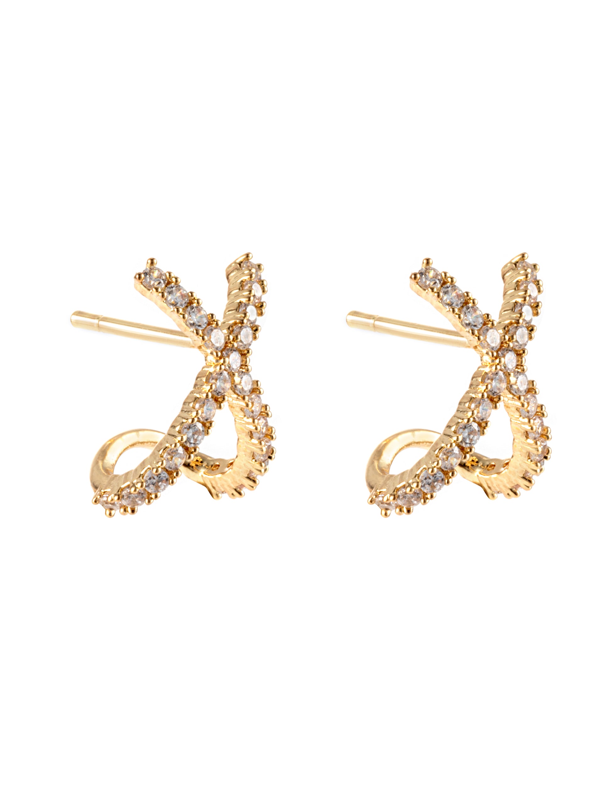 Örhängen Cross Earring, Gold - By Jolima | Lilla Hem