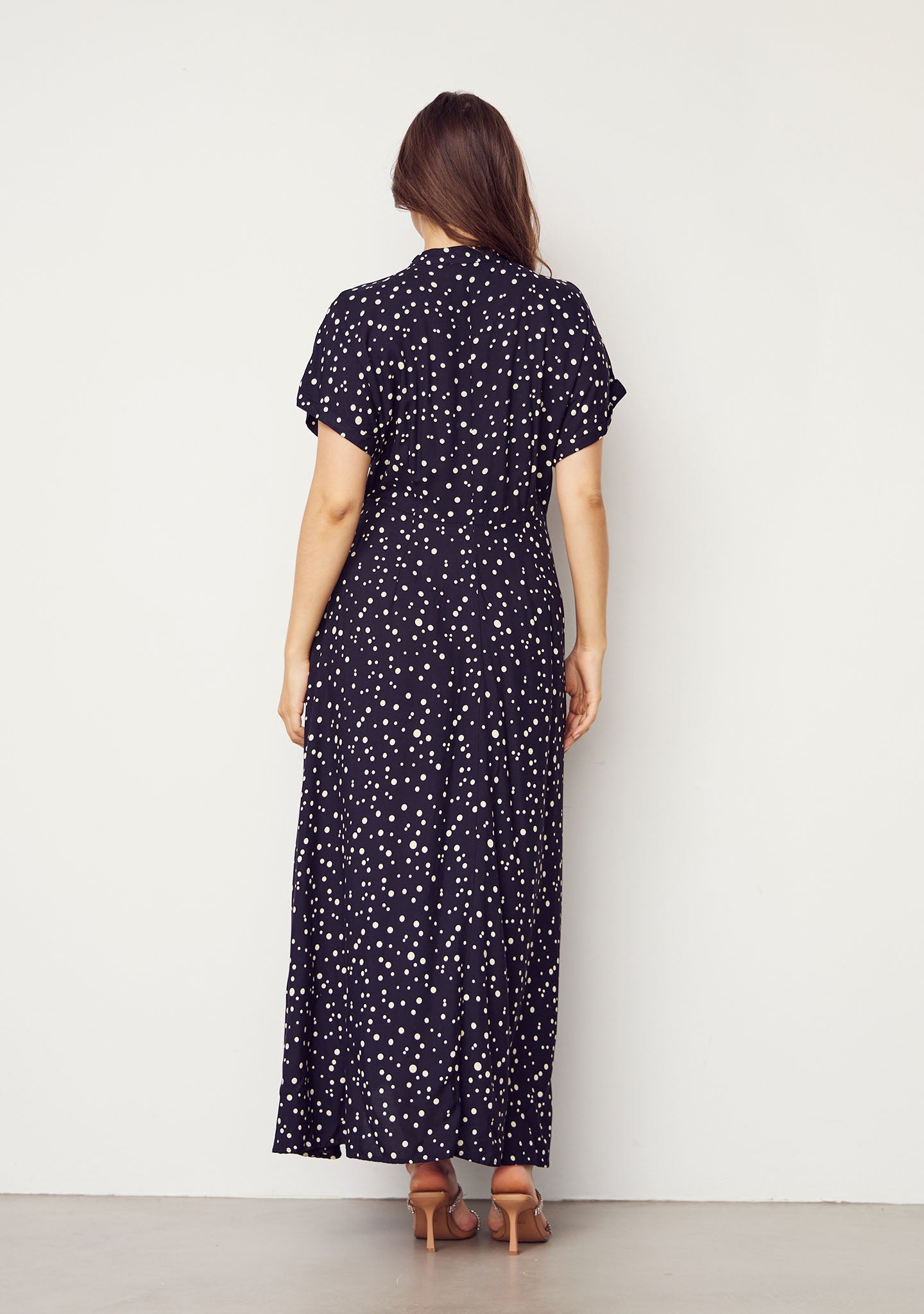 Gyta Dress M67 Black W/Sand Drops - I SAY | Lilla Hem