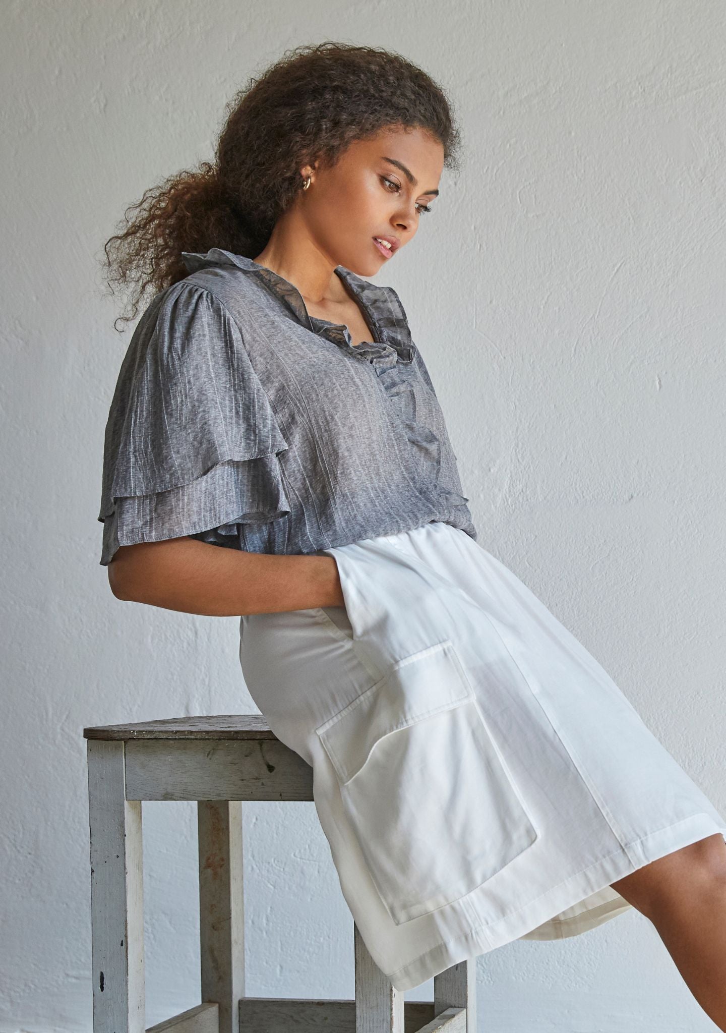 Harper s/s Blouse - I SAY hos Lilla Hem