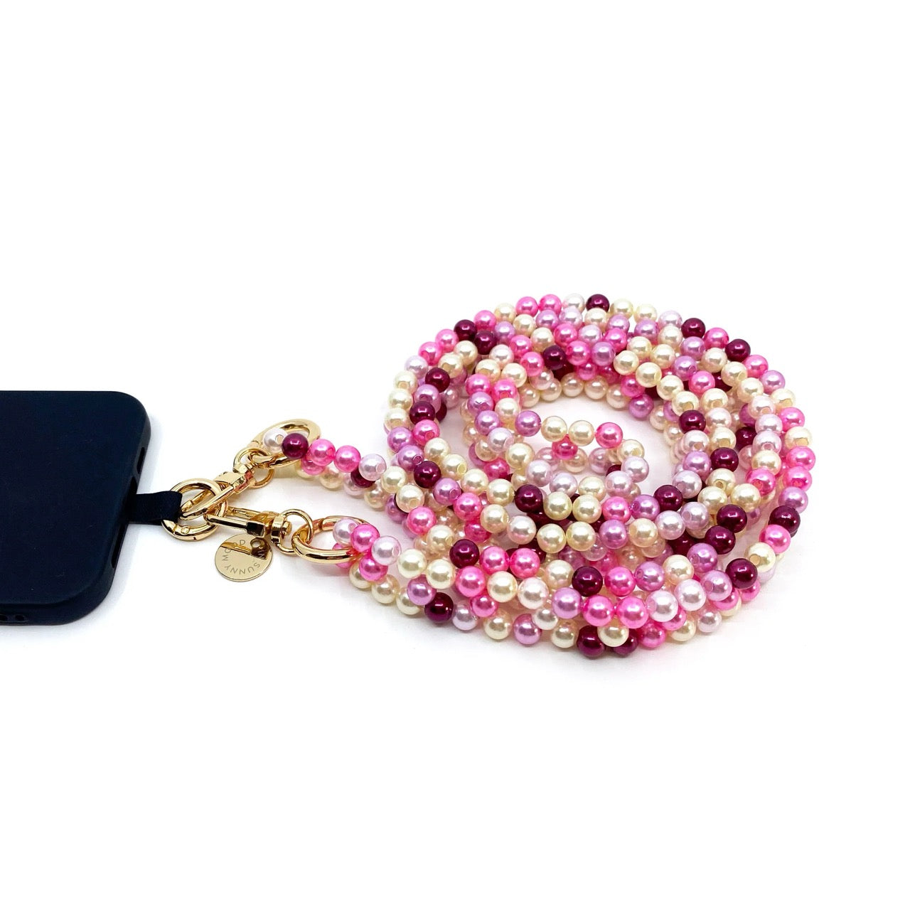 Mobilhalsband La Luna Handsfree Mix Pink 130 - In Sunny Mood | Lilla Hem