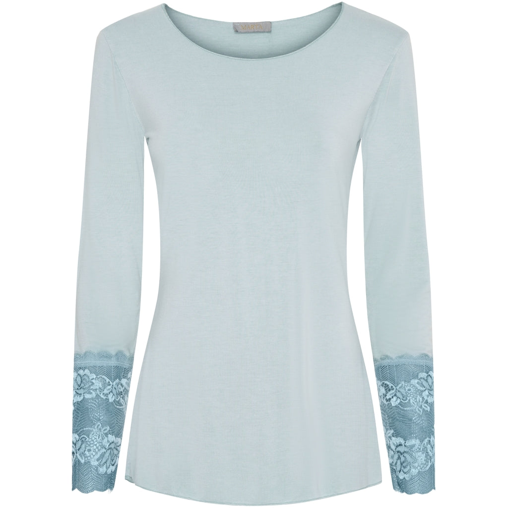 T-shirt långärmad DenimChiaro - MARTA du Chateau hos Lilla Hem
