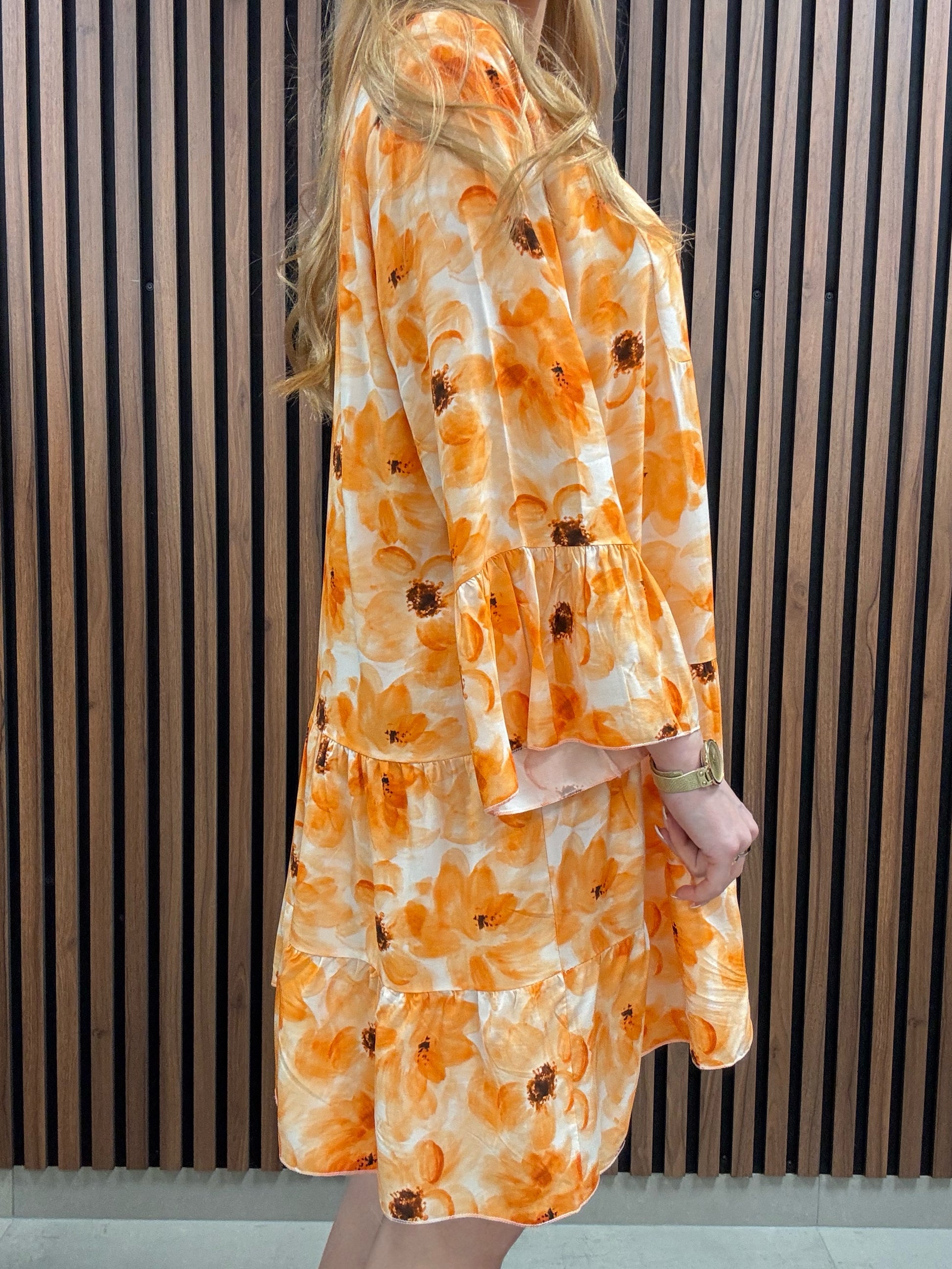 Klänning Tyril Orange Onesize - Gemini | Lilla Hem
