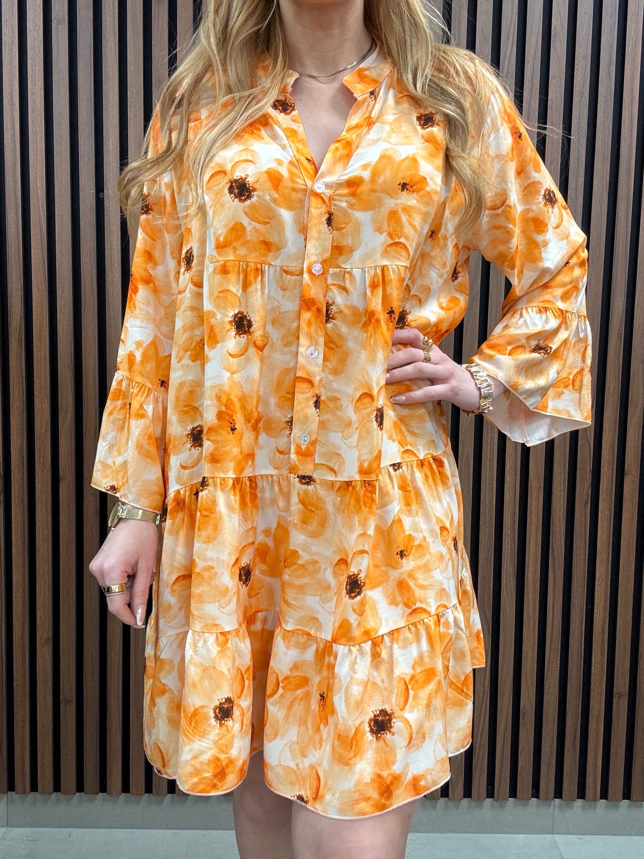 Klänning Tyril Orange Onesize - Gemini hos Lilla Hem