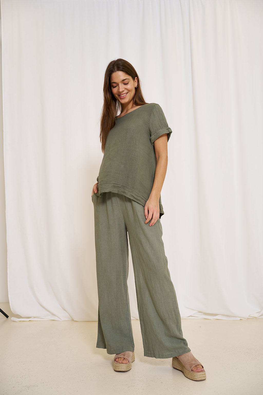 Mdcanette Pants Military Military2828 - MARTA du Chateau | Lilla Hem