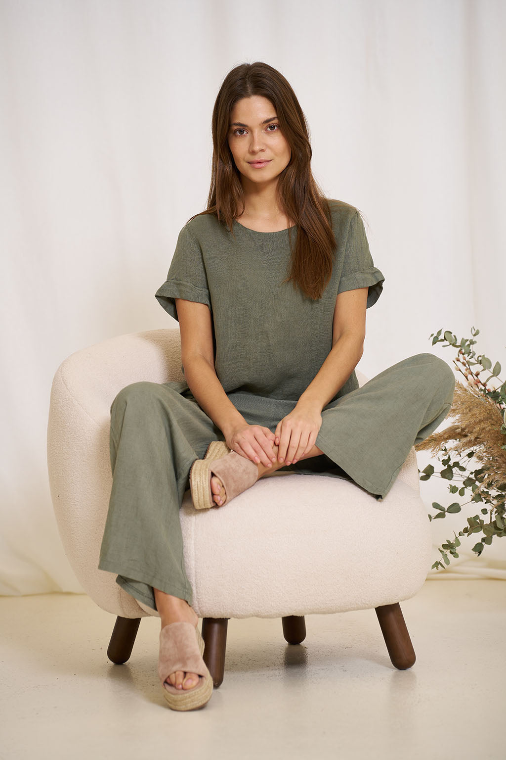 Mdcanette Pants Military Military2828 - MARTA du Chateau | Lilla Hem