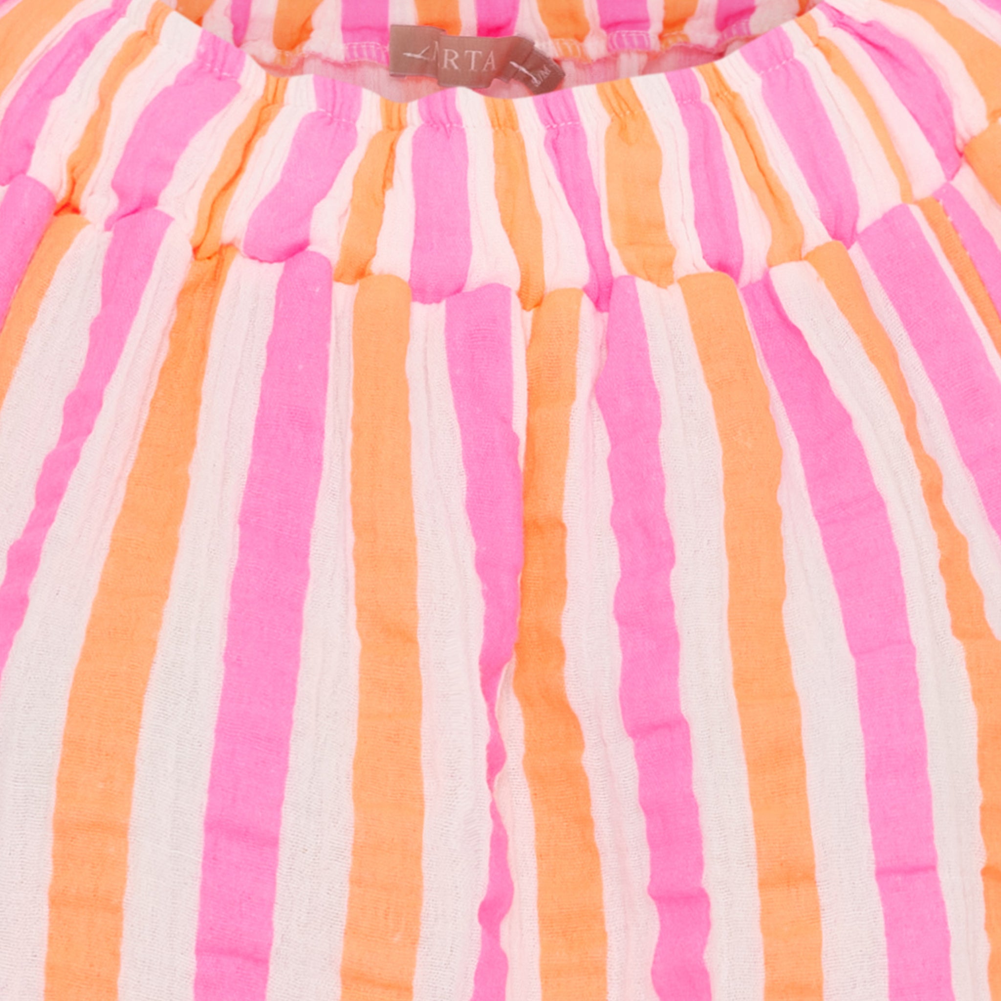 Mdcputte Shirt Orange/Fuxia Stripe - MARTA du Chateau | Lilla Hem