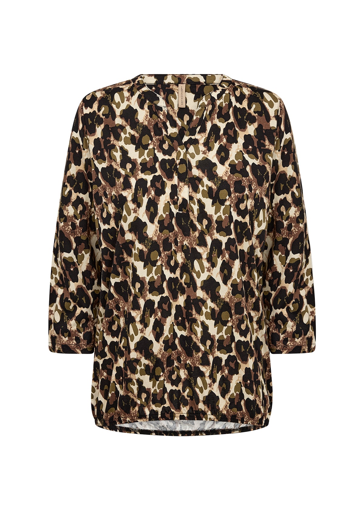 Blus SC-FELICITY AOP 516 7230 Misty Olive Combi - Soya Concept | Lilla Hem