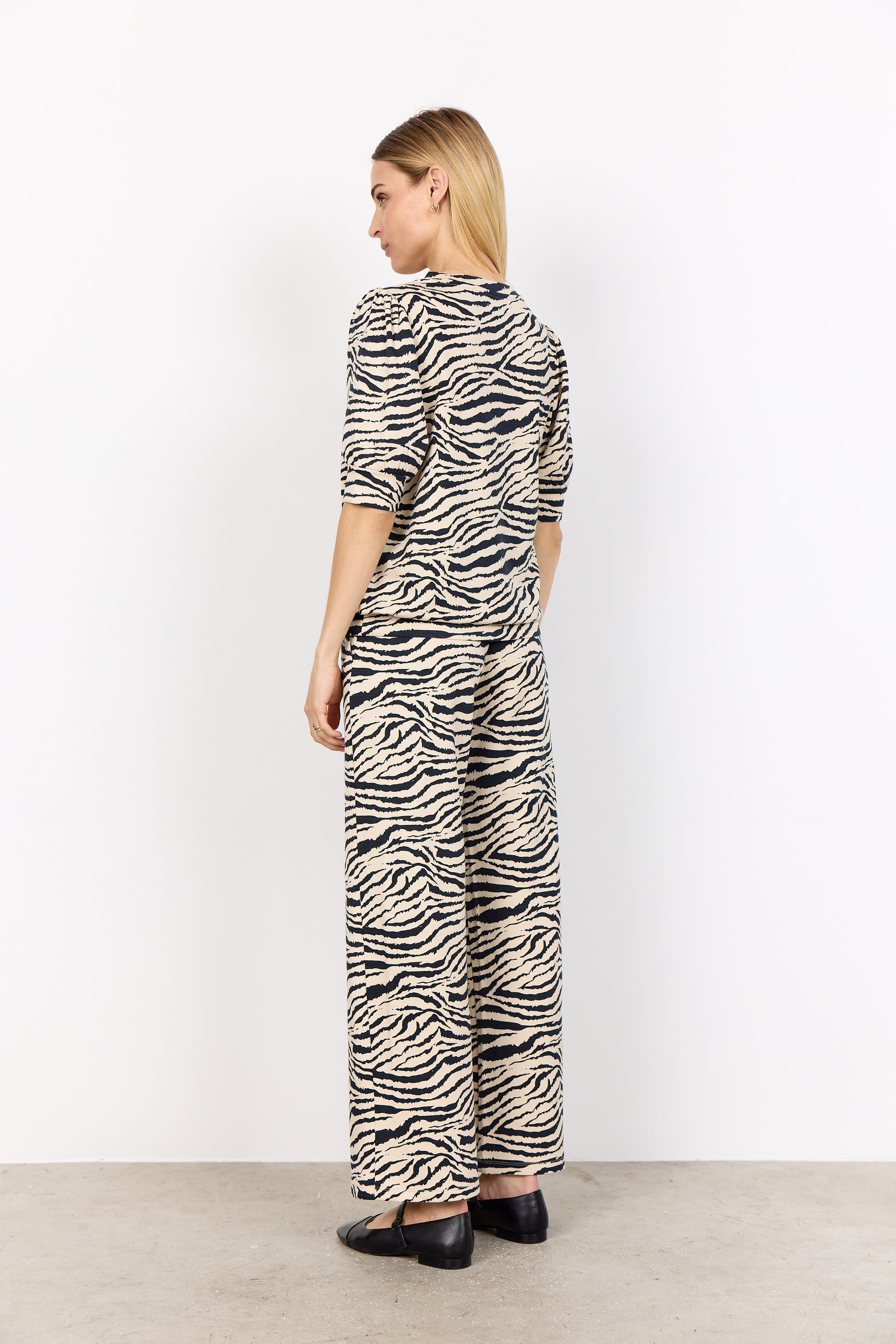 Blus SC-SALOME 2 9999C Black Combi - Soya Concept | Lilla Hem