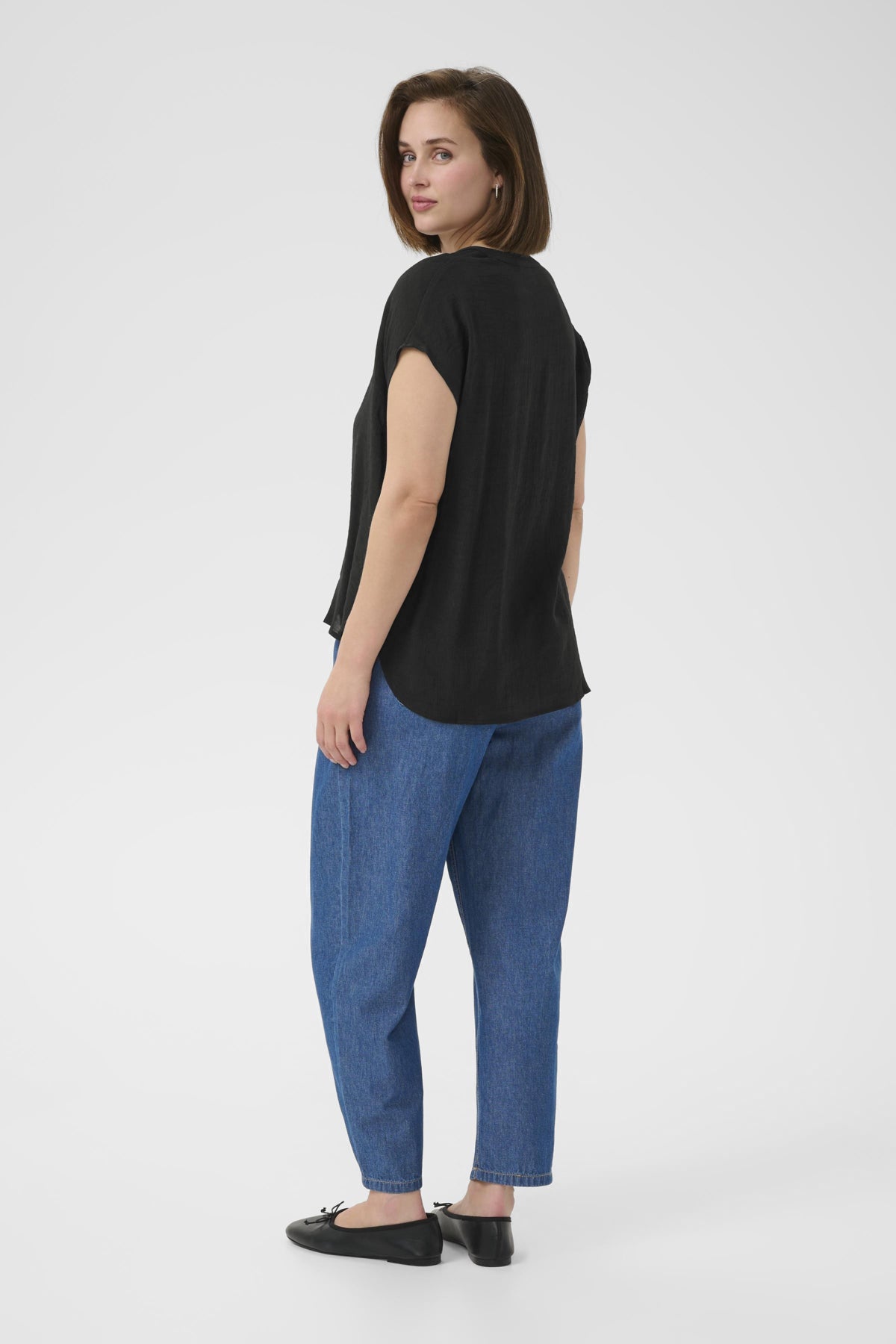 KAanja Blouse Black Deep - KAFFE | Lilla Hem