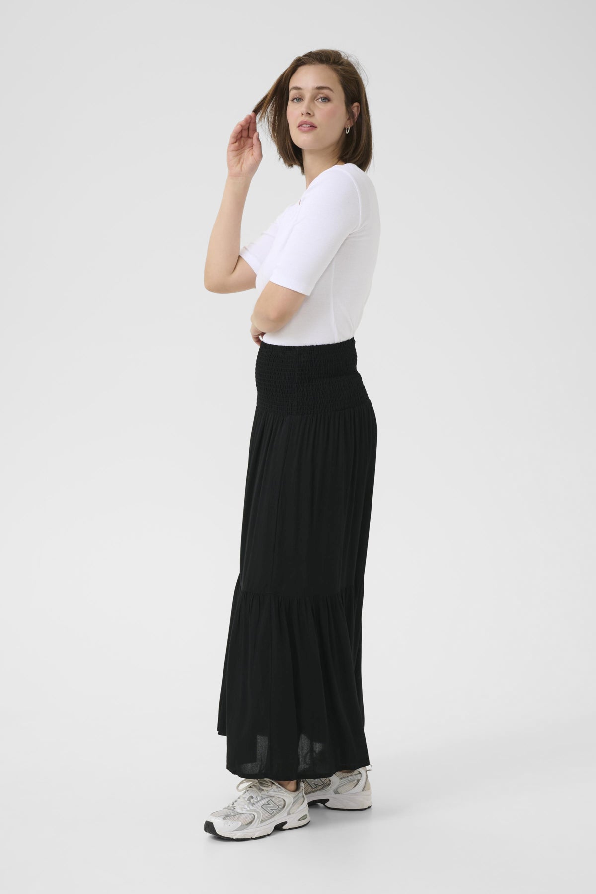 KAmaxi Smock Skirt Black Deep - KAFFE | Lilla Hem