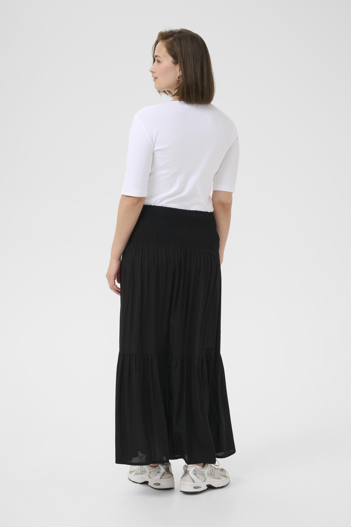 KAmaxi Smock Skirt Black Deep - KAFFE | Lilla Hem