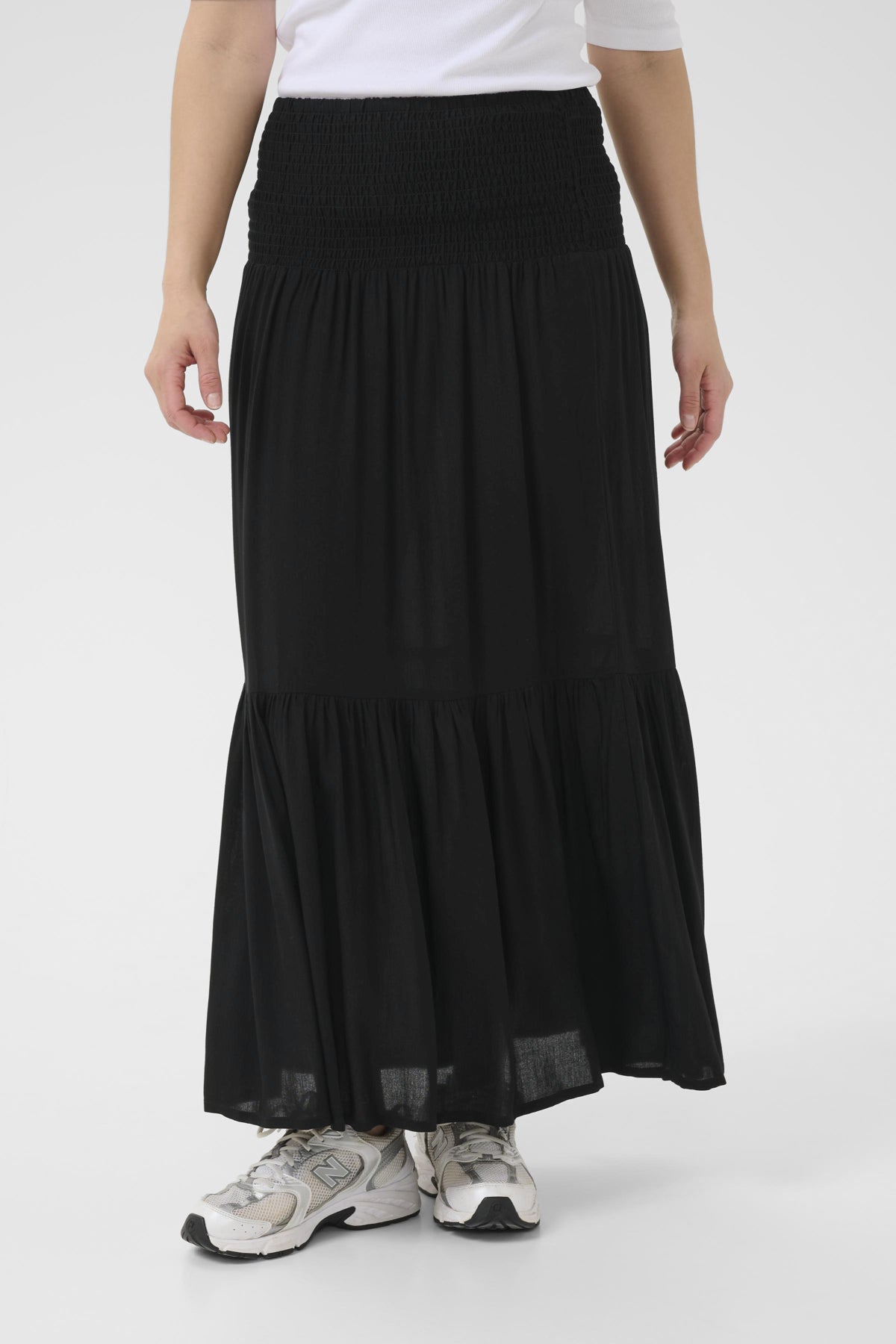 KAmaxi Smock Skirt Black Deep - KAFFE | Lilla Hem