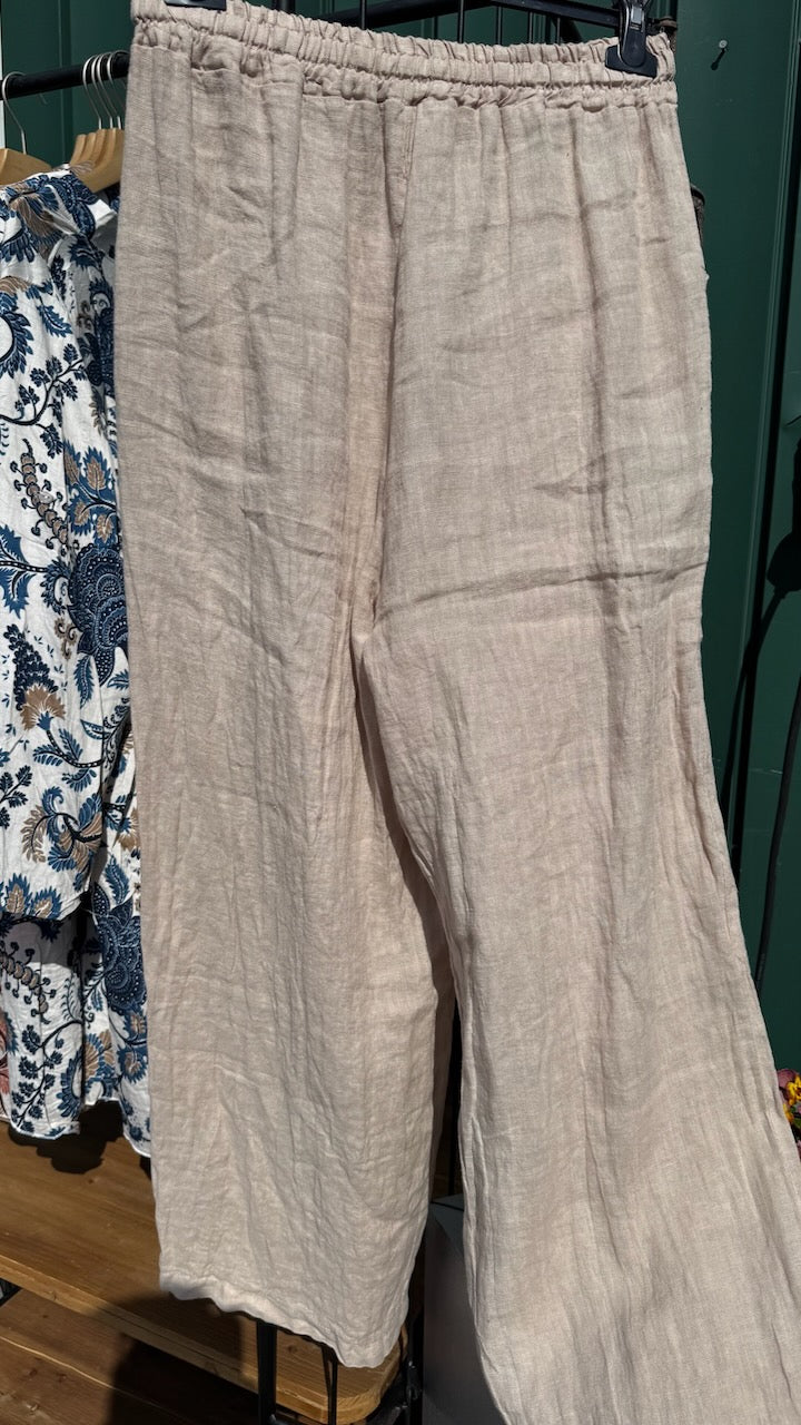 Linnebyxa Rom Beige Onesize - Gemini | Lilla Hem