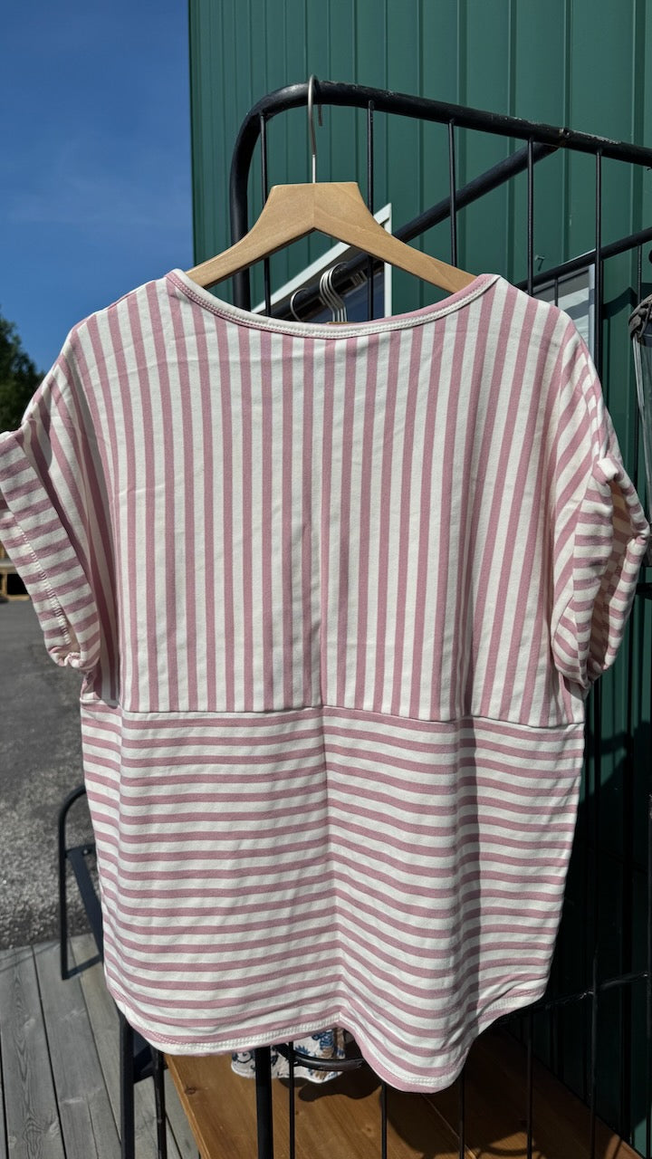 T-Shirt S/s Rose Smoke Rose Smoke - Sorbet | Lilla Hem