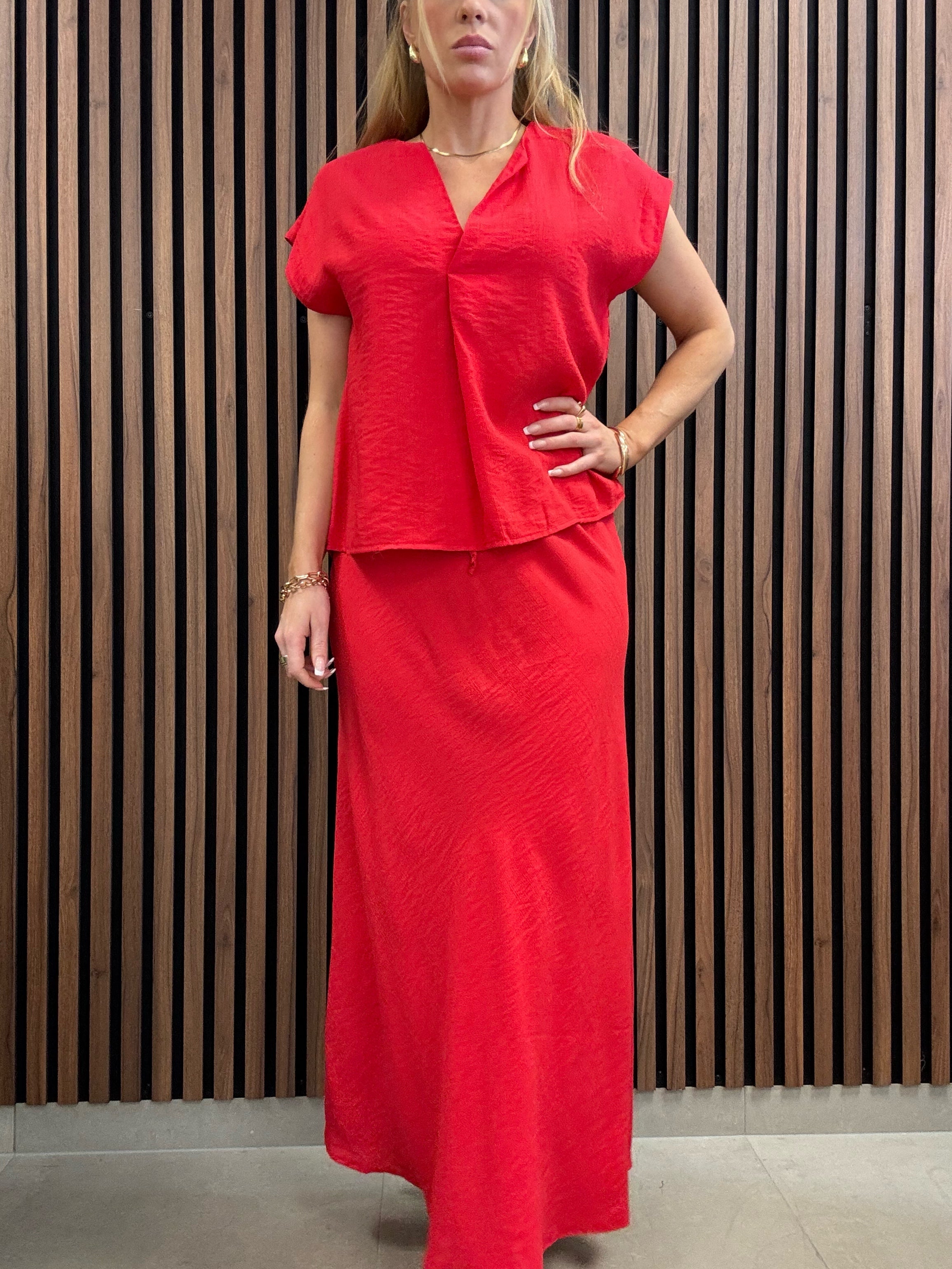 Topp Mari Red Onesize - Gemini | Lilla Hem