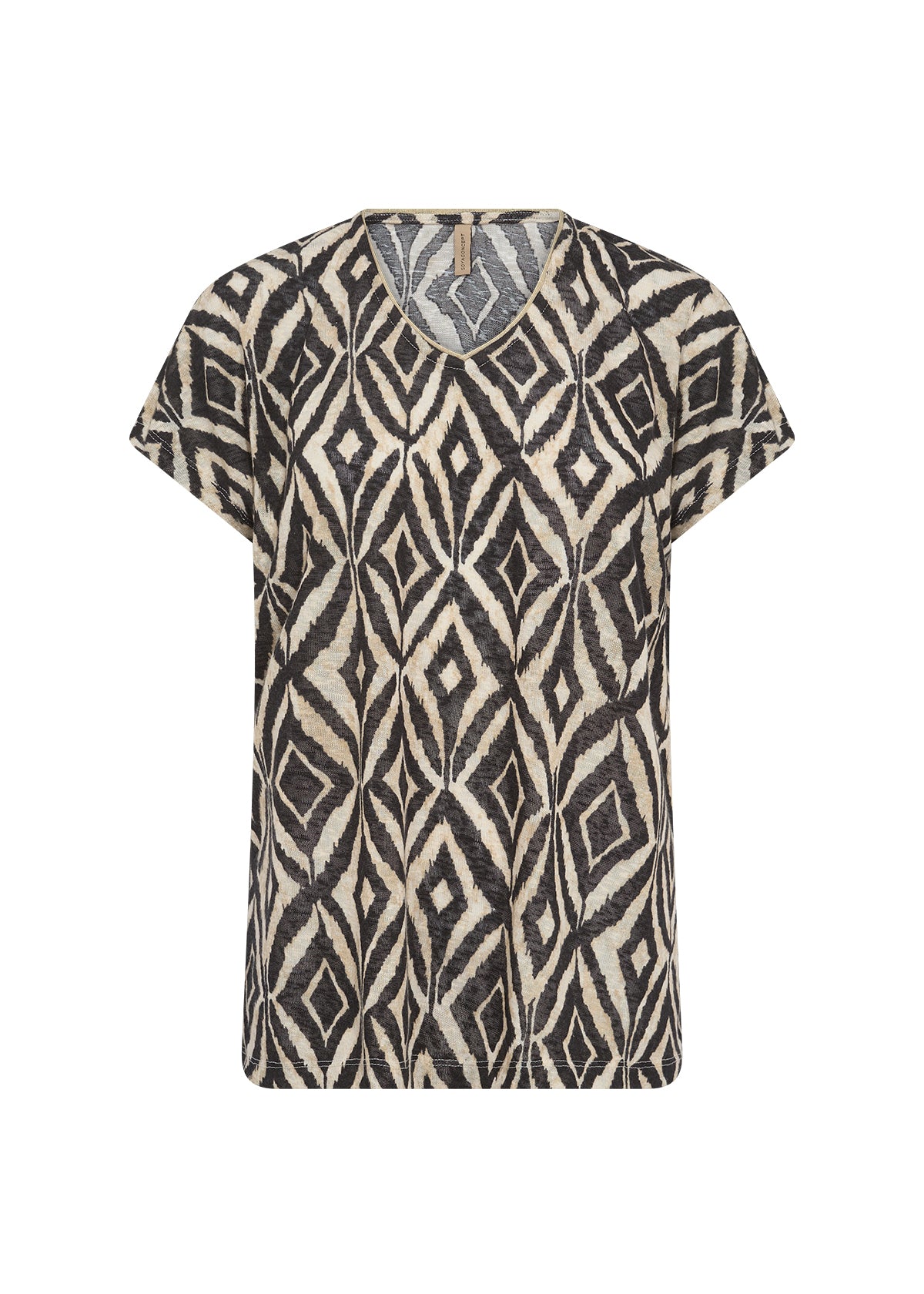 T-Shirt SC-ARETHA 42 9999C Black Combi - Soya Concept | Lilla Hem