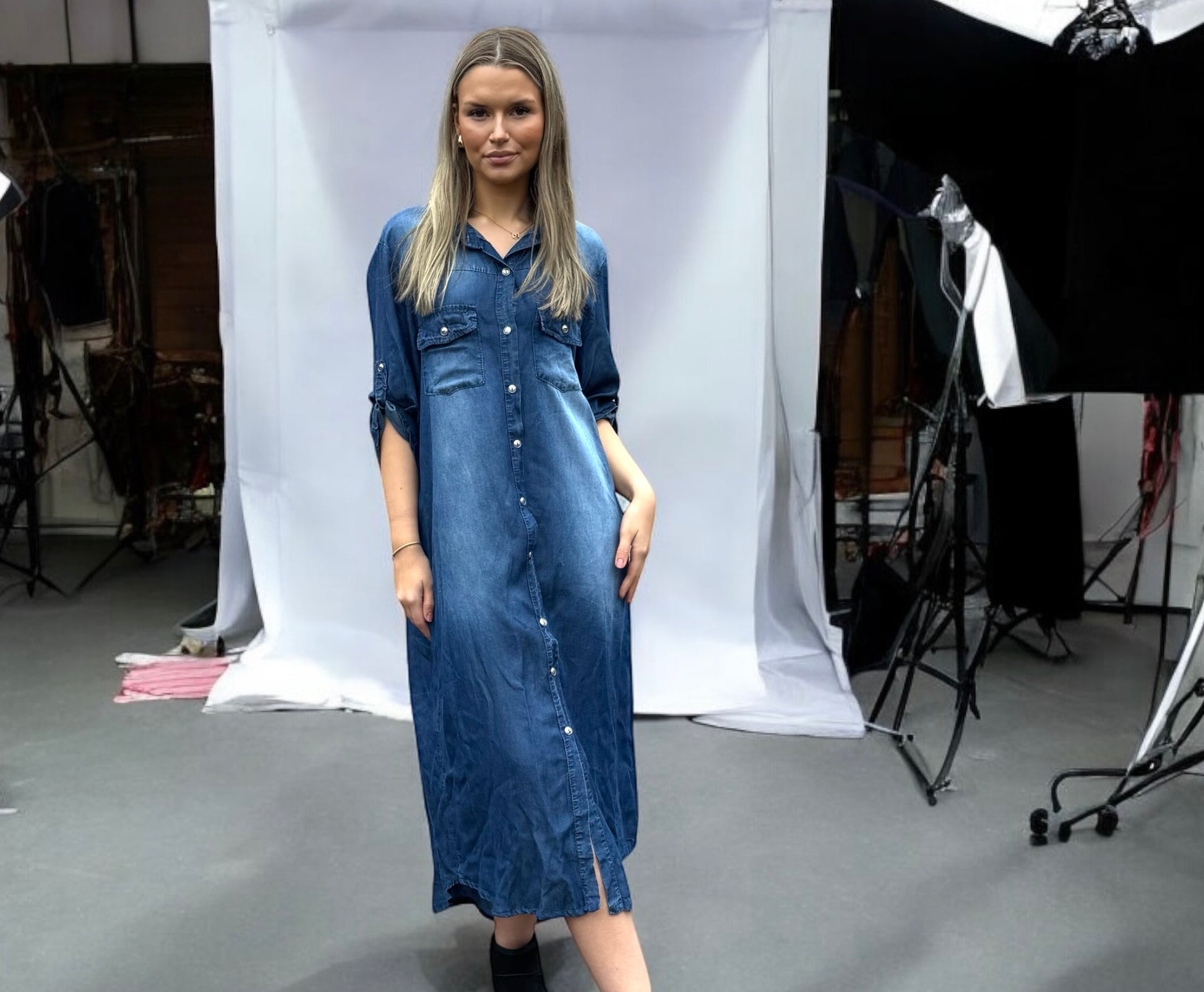 Jeansklänning - Jörlevik of Sweden hos Lilla Hem