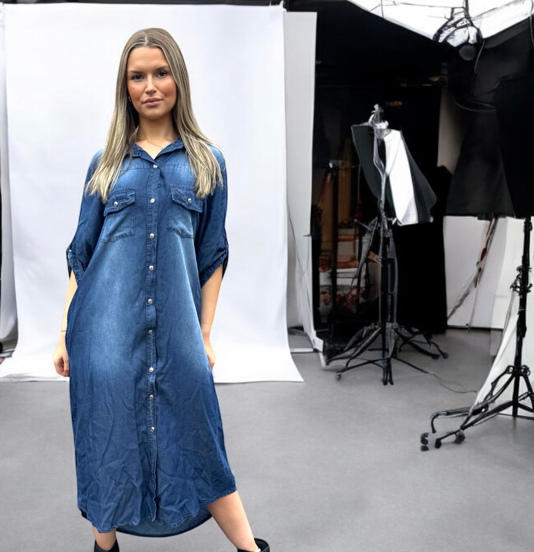 Jeansklänning Mörk Jeans - Jörlevik of Sweden | Lilla Hem