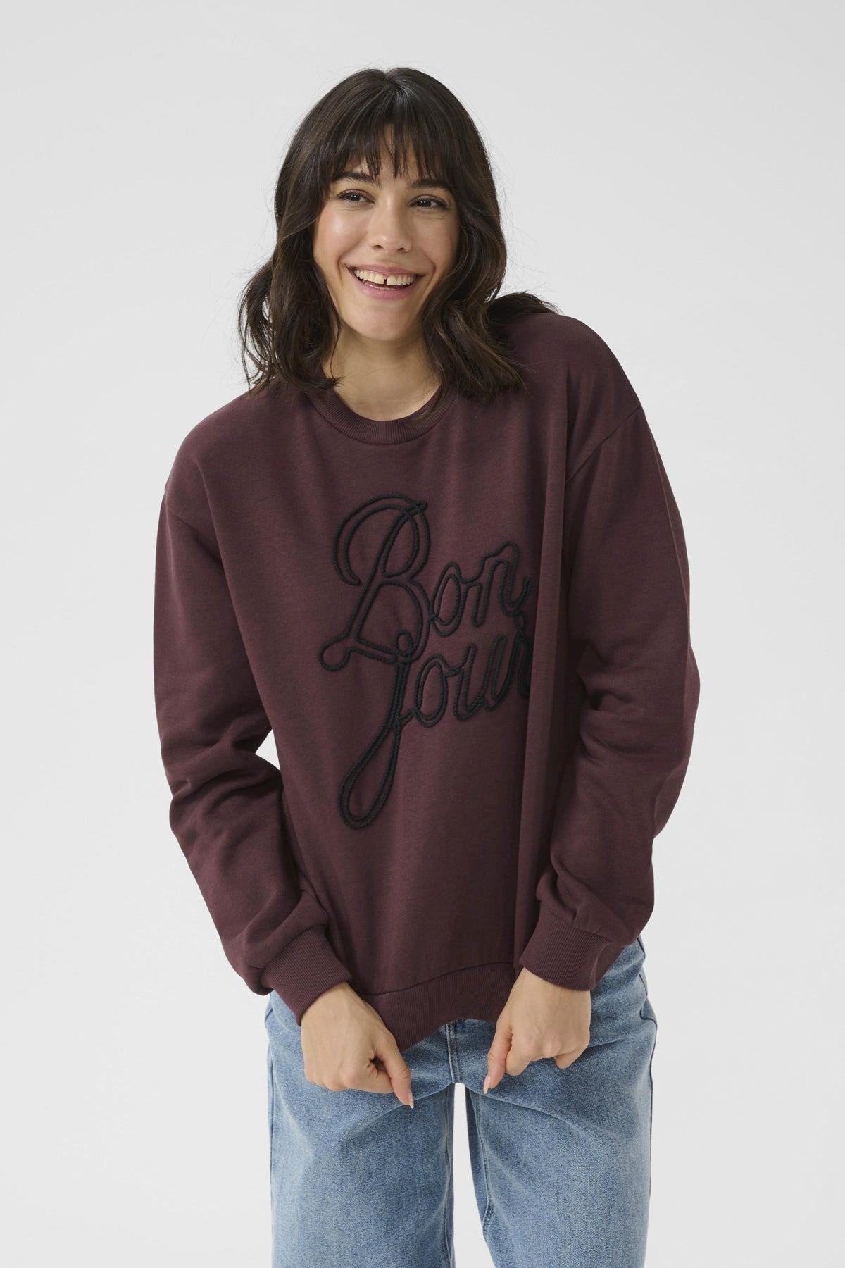 KAberta Sweatshirt Fudge - KAFFE | Lilla Hem