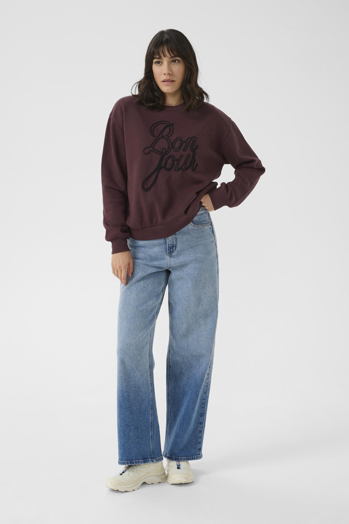 KAberta Sweatshirt Fudge - KAFFE | Lilla Hem