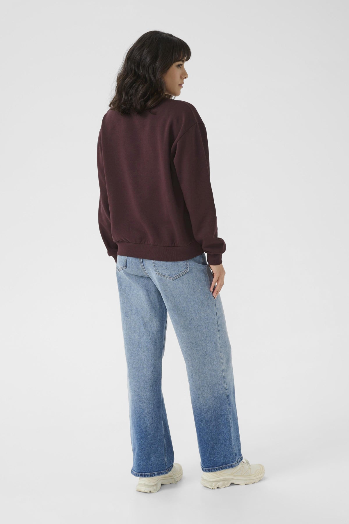 KAberta Sweatshirt Fudge - KAFFE | Lilla Hem