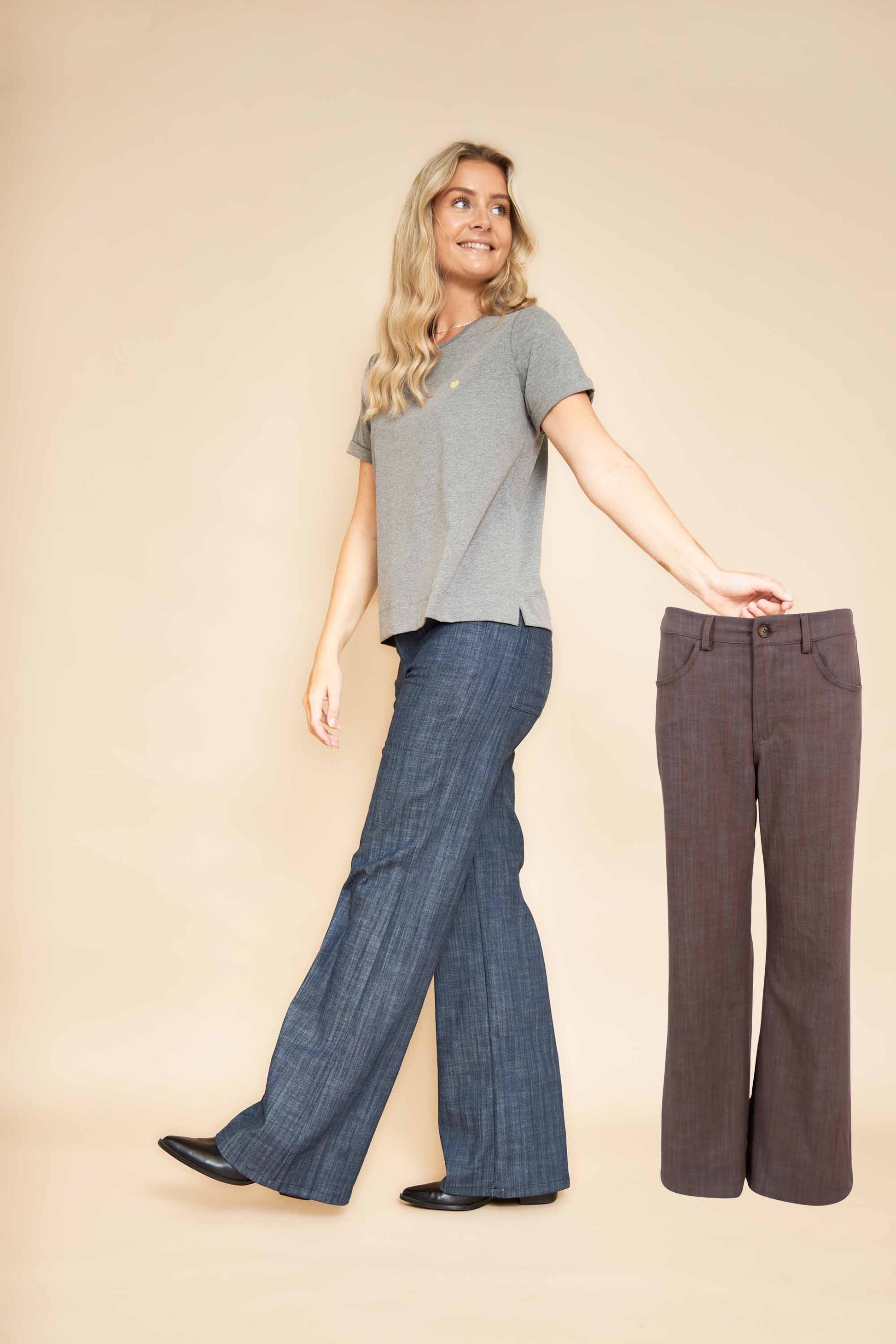 BCBOX pocket pant - Black Colour hos Lilla Hem