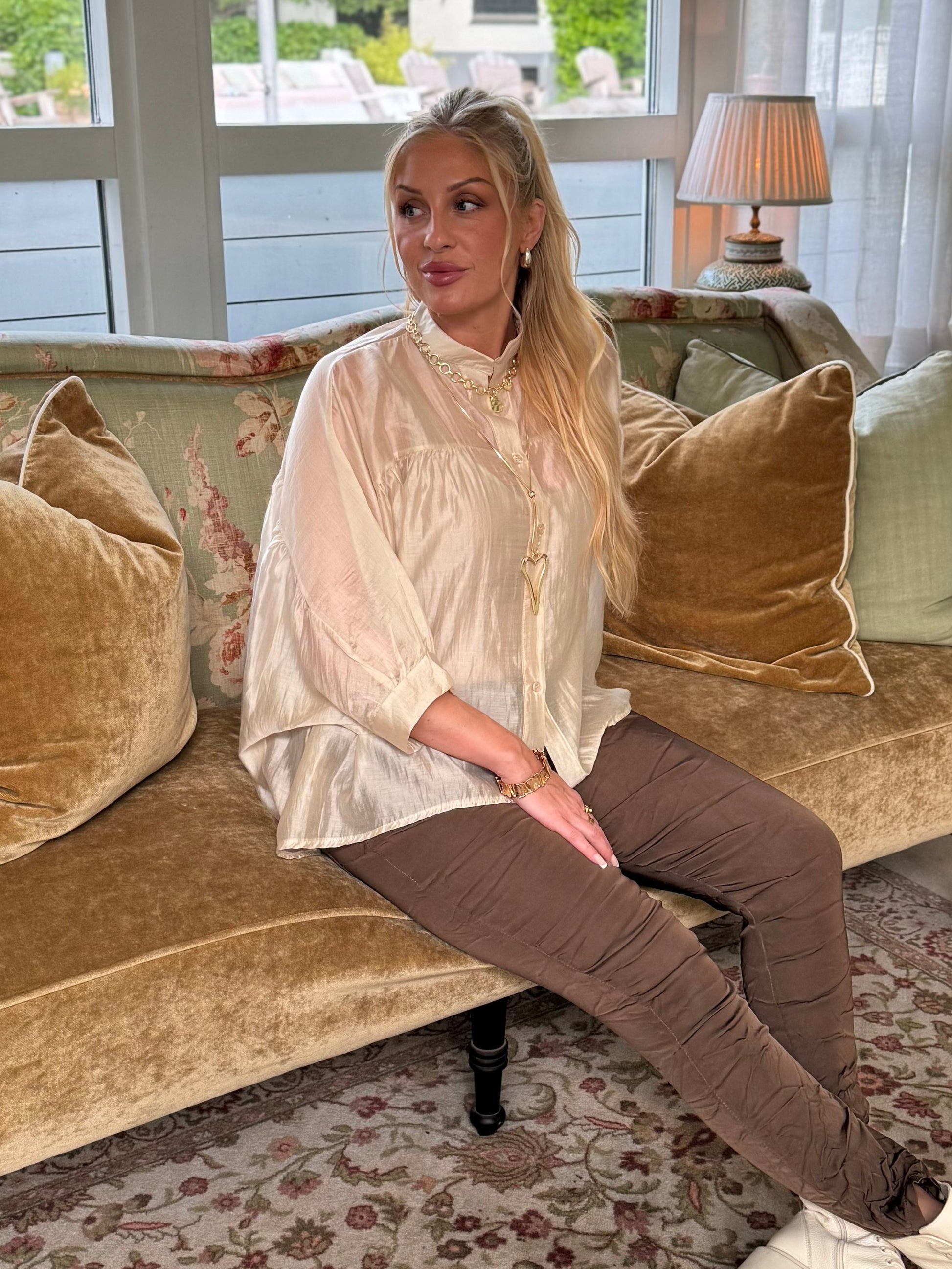 Ilma Byxa med Superstretch Brun - Jörlevik of Sweden | Lilla Hem