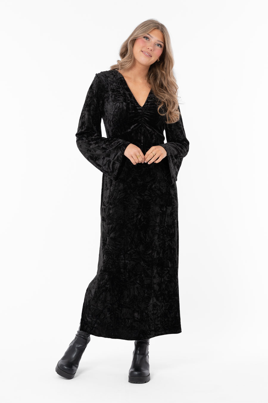 Valerie Velvet Dress - Capri Collection hos Lilla Hem