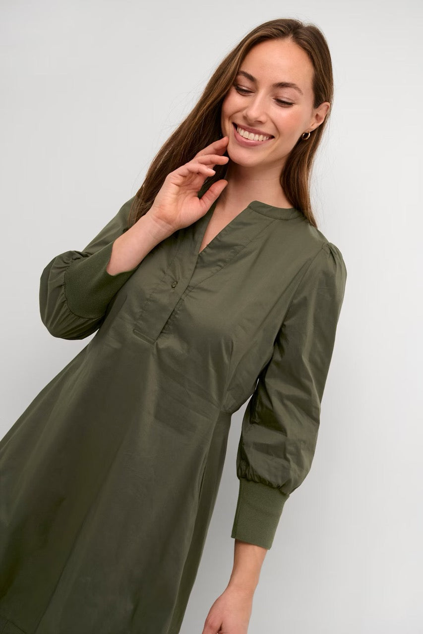 CUantoinett 3/4 Sleeve Dress - CULTURE | Lilla Hem