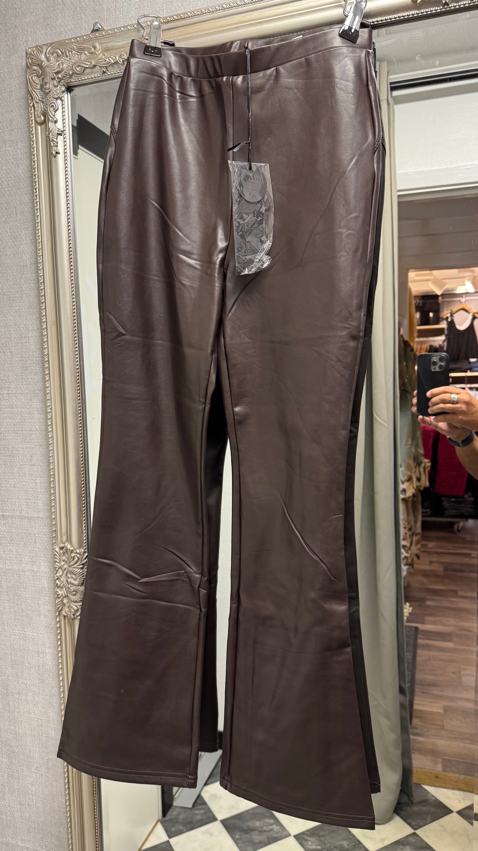 Leggings skin-look - Caramelle Fashion hos Lilla Hem