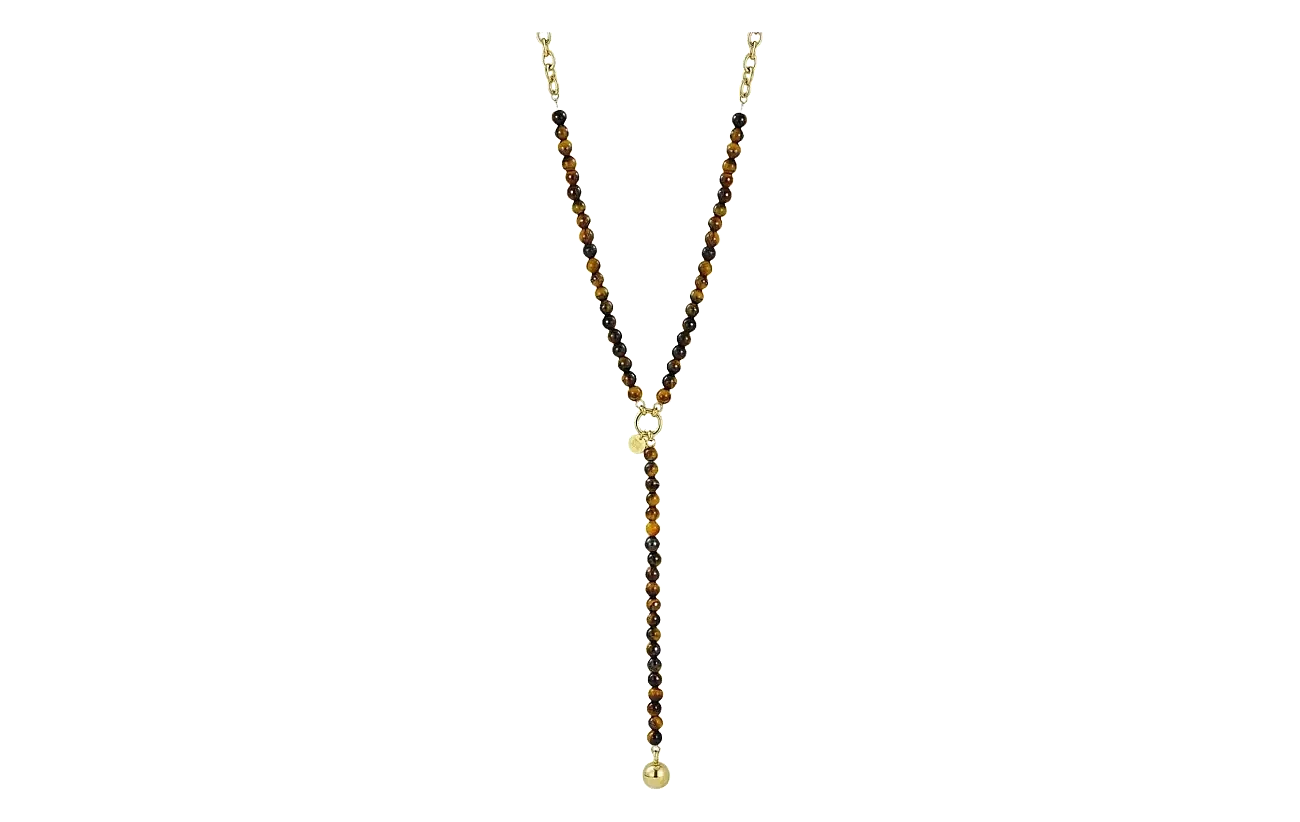 Kelly Icon Necklace Brown/Gold - Bud To Rose hos Lilla Hem