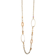 Halsband med pärlor och gulddetaljer - Gemini hos Lilla Hem