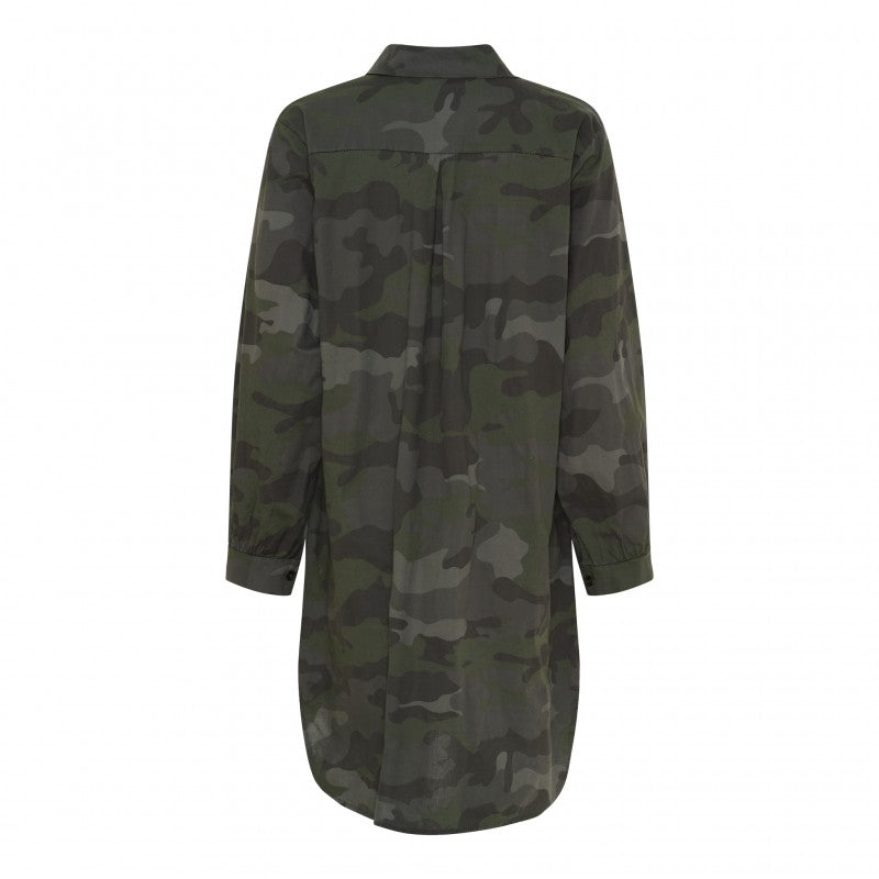 Mdcpearl Shirt Camo - MARTA du Chateau | Lilla Hem