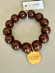 Armband med runda glaskulor - By Odahl hos Lilla Hem
