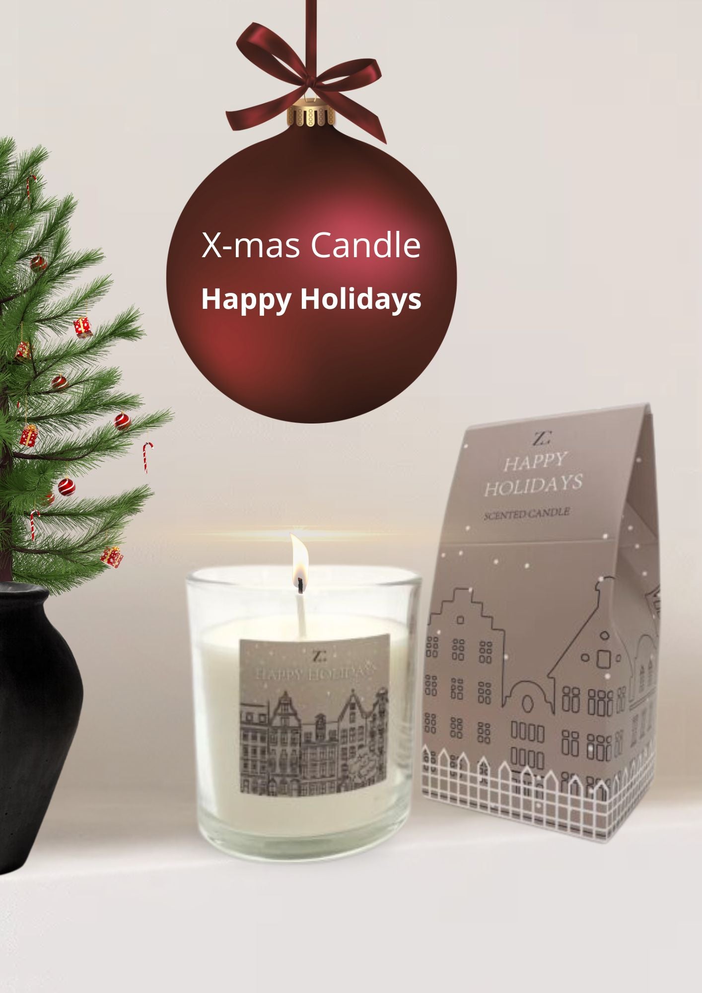 Doftljus Happy Holidays christmas - Zelected By House hos Lilla Hem